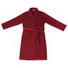 vidaXL Robe de bain sans capuche Rouge Bordeaux xxxl Flanelle