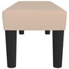 vidaXL Banc Cappuccino 100x30x30 cm Similicuir