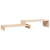 vidaXL Support pour moniteur (52-101)x22x14 cm Bois de pin solide