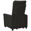 vidaXL Fauteuil Noir Tissu