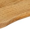 vidaXL Dessus de table 140x40x2,5 cm bord vivant bois massif manguier