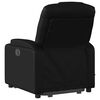 vidaXL Fauteuil inclinable de massage Noir Similicuir