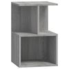 vidaXL Tables de chevet 2 pcs Sonoma gris 35x35x55 cm Bois ing&eacute;nierie