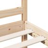 vidaXL Cadre de lit sans matelas 200x200 cm bois massif