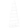 vidaXL Sapin de No&euml;l en m&eacute;tal avec support KUOPIO 210 cm Acier Blanc