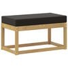 vidaXL Banc de Jardin Blanc 80 x 43 x 45 cm Bois d'Acacia Massif