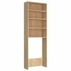 vidaXL Meuble de machine &agrave; laver Ch&ecirc;ne sonoma 64x24x190 cm
