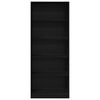 vidaXL Armoire Ch&ecirc;ne noir 80 x 50 x 200 cm Bois d'ing&eacute;nierie