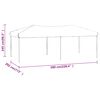 vidaXL Tente de r&eacute;ception pliable Bleu 3x6 m