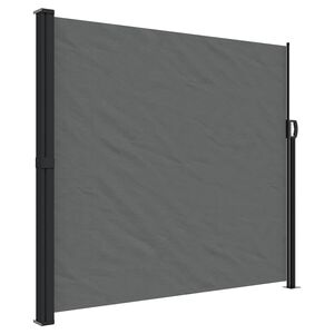 vidaXL Auvent lat&eacute;ral r&eacute;tractable anthracite 180x600 cm