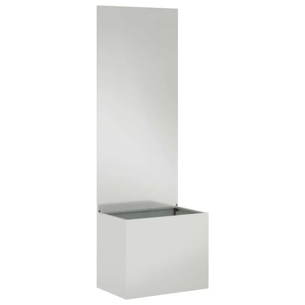 vidaXL &Eacute;cran de confidentialit&eacute; de jardin Fretwork Argent&eacute; 50 x 140 cm