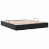 vidaXL Lit de Rangement avec matelas Noir 180 x 200 cm Faux cuir