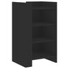 vidaXL Buffet noir 45x35x75 cm bois d&rsquo;ing&eacute;nierie
