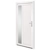 vidaXL Porte d'entr&eacute;e Blanc 98x200 cm PVC
