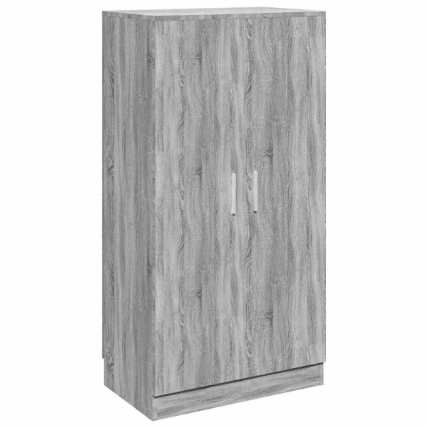 vidaXL Armoire &agrave; chaussures Sonoma gris 55x35x108 cm Bois d'ing&eacute;nierie