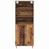 vidaXL Haut Armoire Bois Ancien 69,5 x 34 x 180 cm