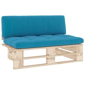 vidaXL Canap&eacute; central palette de jardin bois de pin impr&eacute;gn&eacute;