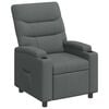 vidaXL Fauteuil inclinable Gris fonc&eacute; 75 x 95 x 103 cm Tissu