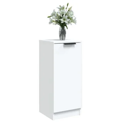 vidaXL Buffet Blanc 30x30x70 cm Bois d'ingénierie