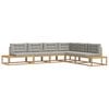 vidaXL Ensemble de canap&eacute;s d'ext&eacute;rieur 6 pc 5 place