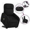 vidaXL Fauteuil de massage inclinable Noir Tissu