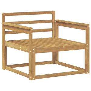 vidaXL Sofa de milieu ext&eacute;rieur Bois d'Acacia Massif Blanc