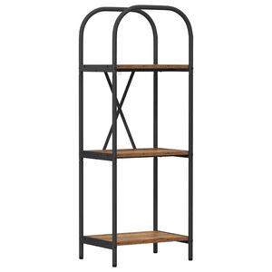 vidaXL &Eacute;tag&egrave;re 3 niveaux 40 x 30 x 109 cm Bois d'ing&eacute;nierie