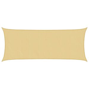 vidaXL Voile d'ombrage sable 4,5x2 m 100 % polyester oxford