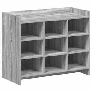 vidaXL Cabinet &agrave; chaussures Sonoma gris 85 x 39,5 x 70 cm