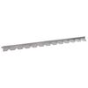 vidaXL Bordure de Pelouse 50 pc 102 x 4 x 4 cm Acier Argent&eacute;