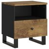 vidaXL Table de chevet Bois de manguier solide et bois d'ing&eacute;nierie