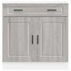 vidaXL Armoire de cuisine Porto sonoma gris bois d'ing&eacute;nierie