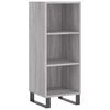 vidaXL Buffet sonoma gris 34,5x32,5x90 cm bois d'ingénierie