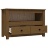 vidaXL Meuble TV Marron miel 79x35x52 cm Bois de pin massif