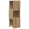 vidaXL Meuble d'angle 30,5x30x95cm Bois d'ing&eacute;nierie Ch&ecirc;ne artisanal