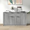 vidaXL Buffets 2 pcs Sonoma gris 60x30x70 cm Bois d'ing&eacute;nierie