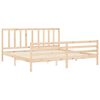 vidaXL Cadre de lit sans matelas 200x200 cm bois massif de pin
