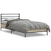 vidaXL Cadre de lit sans matelas ch&ecirc;ne sonoma 90x200 cm