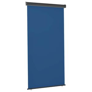 vidaXL Auvent lat&eacute;ral de balcon 125x250 cm Bleu