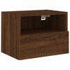 vidaXL Meubles TV muraux 2 pcs ch&ecirc;ne marron 40x30x30cm bois ing&eacute;nierie