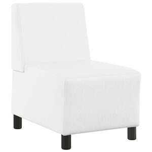 vidaXL | Unit&eacute; de Sofa Modulaire Sans Accoudoirs | Blanc 55 x 74 x 82 cm