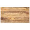 vidaXL Dessus de table 100x70x3,8cm rectangulaire bois massif manguier