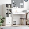 vidaXL Bureau avec tiroir 2 pcs Blanc