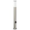 vidaXL Borne lumineuse avec sortie 80 cm en acier inoxydable IP44