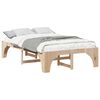 vidaXL Cadre de lit Marron 120 x 190 cm Pin massif