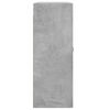 vidaXL Armoires murales 2 pcs gris b&eacute;ton bois d'ing&eacute;nierie