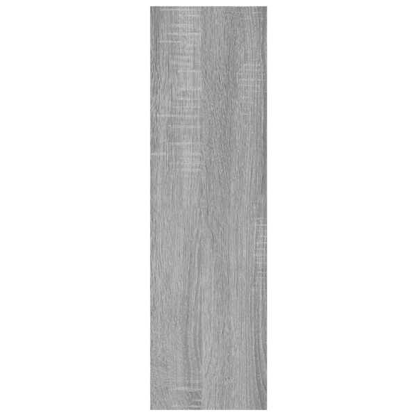 vidaXL &Eacute;tag&egrave;re murale Sonoma gris 75x16x55 cm Bois d'ing&eacute;nierie