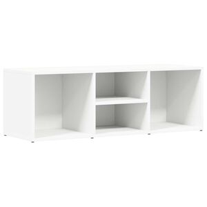 vidaXL Banc &agrave; chaussures Blanc 102x35x35 cm Agglom&eacute;r&eacute;