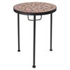 ProGarden Ensemble de tables d'appoint 2 pcs avec dessus en mosaïque