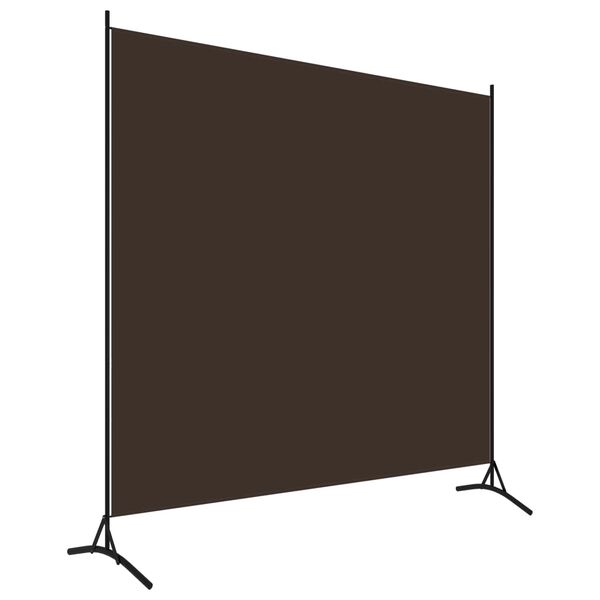 vidaXL Cloison de séparation marron 175x180 cm tissu